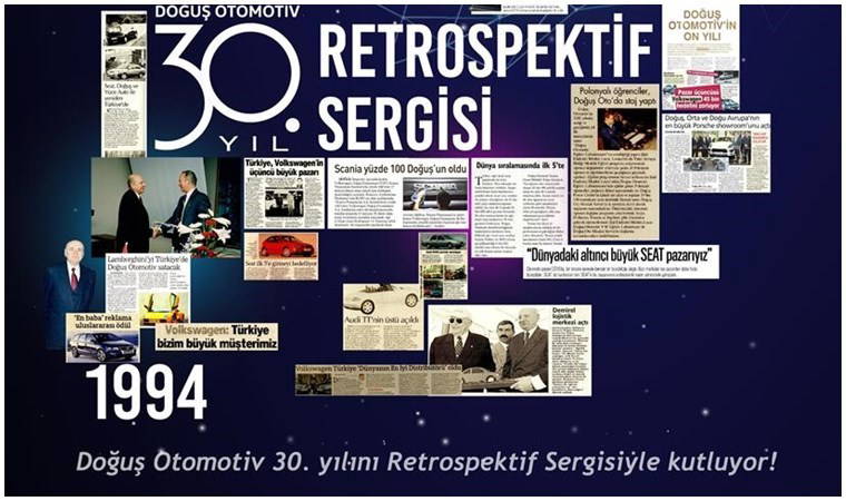Doğuş Otomotiv'in 30 yılı retrospektif sergide sunulacak
