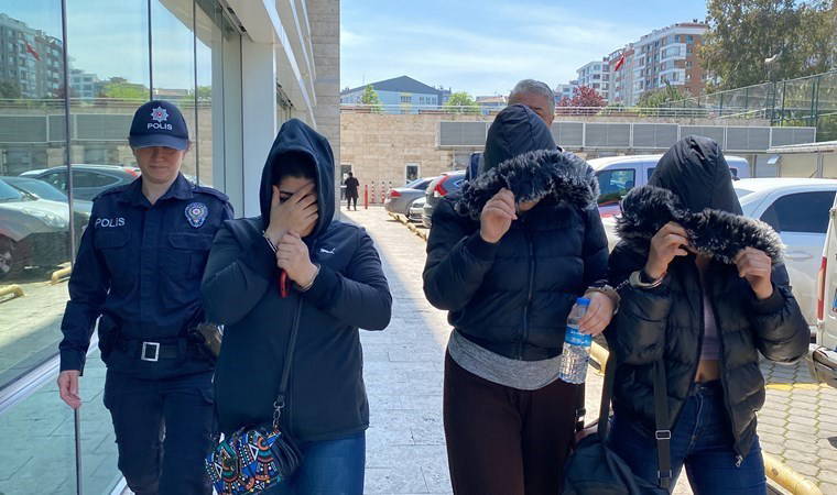 3 kız kardeşe hırsızlıktan gözaltı
