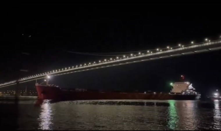 Çanakkale Boğazı’nda gemi arızası!