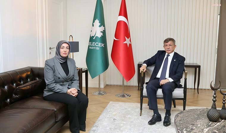 Ayşe Ateş, Ahmet Davutoğlu’nu ziyaret etti