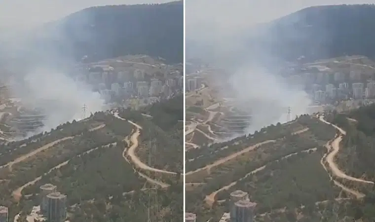 Narlıdere'de orman yangını: 1 kişi gözaltında!