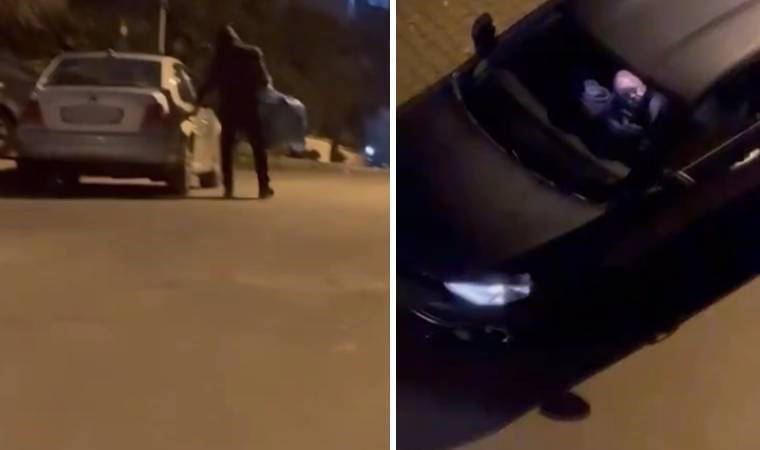 Murat Ağırel'in evinin önünde arabasına zarar verdiler