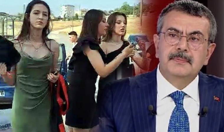Lise mezuniyetinde 'uygunsuz kıyafet' krizi! Bakan Tekin sessizliğini bozdu, okul müdürünü savundu: 'Gayet mantıklı bir başlangıç yapmış…'
