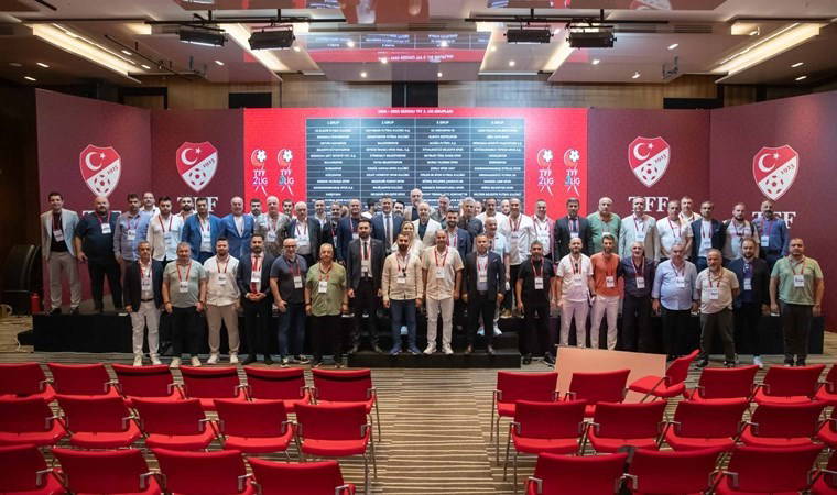 TFF 2. Lig ve TFF 3. Lig'de grup kuraları çekildi
