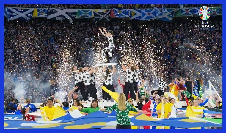 Avrupa Futbol Şampiyonası'nın açılış töreni yapıldı