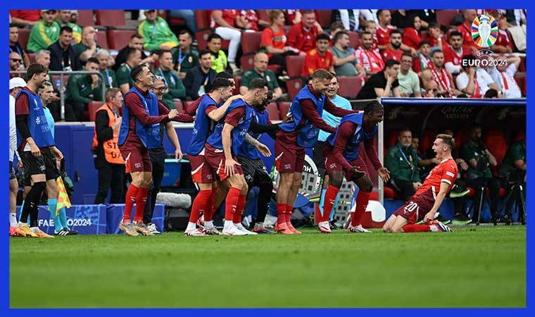Macarlar ilk maçta yıkıldı! İsviçre EURO 2024'e müthiş başladı...