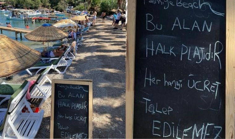 Akbük Plajı artık halkın