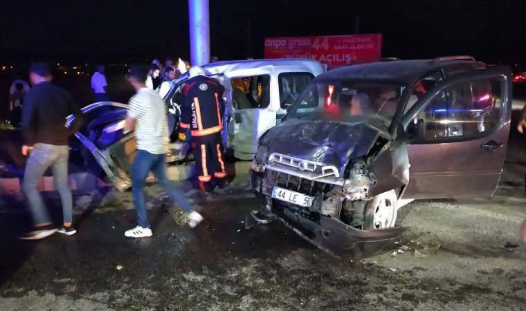 Malatya'da feci kaza: 1 ölü, 3 yaralı