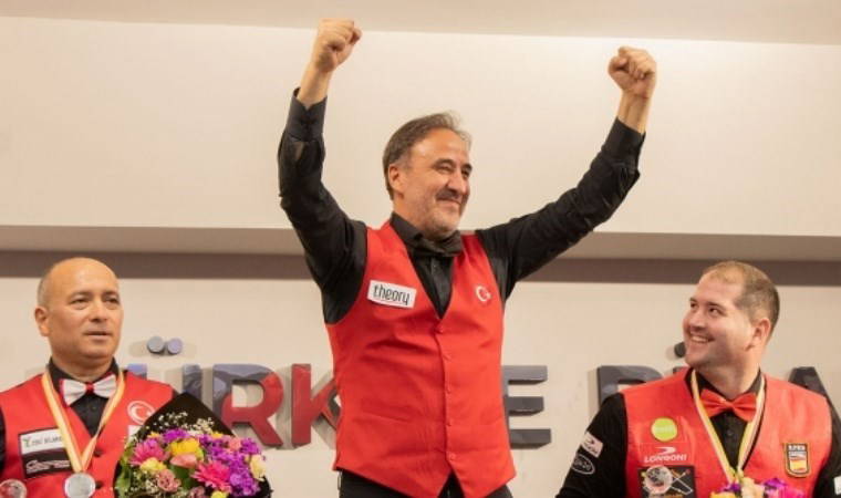 Dünya Artistik Bilardo Şampiyonası'nda zafer Hacı Arap Yaman'ın!