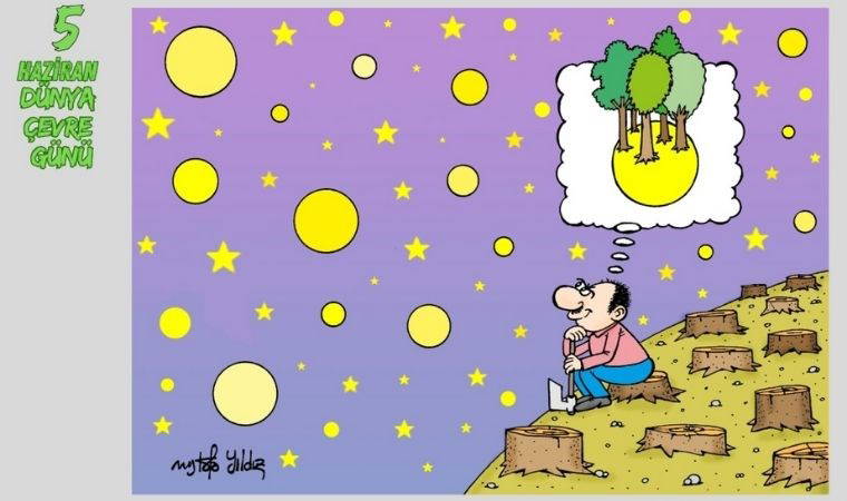 Dünya Çevre Günü İzmir’de karikatürlerle kutlanacak