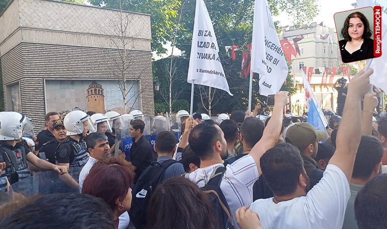 Polis yürümeye izin vermedi: Gözaltılar var!