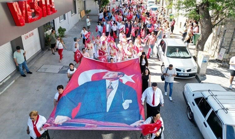 Atatürk’ün Urla’ya gelişinin yıldönümü coşkuyla kutlandı