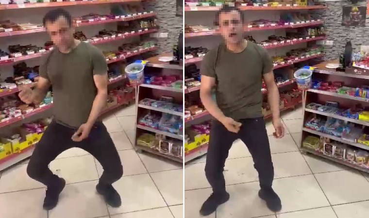 Esenyurt’ta küçük çocuğu darbeden market sahibi, annesinin önünde böyle dans etti