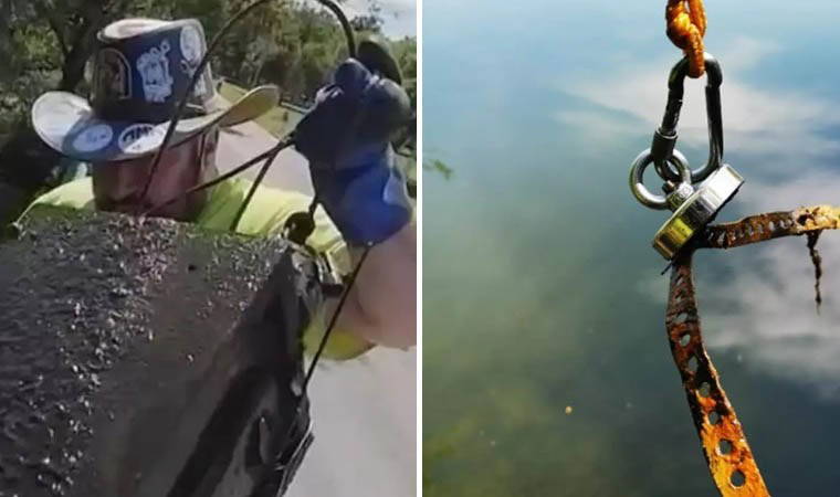 Nehre mıknatıs atan çiftten sıra dışı keşif: '3,25 milyon TL' değerinde!