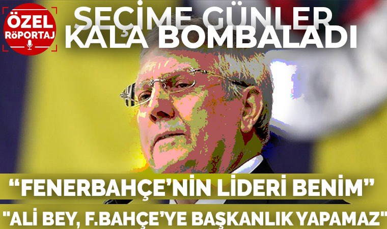 Aziz Yıldırım, seçim öncesi Cumhuriyet’e özel açıklamalar yaptı: ‘Fenerbahçe’nin lideriyim’