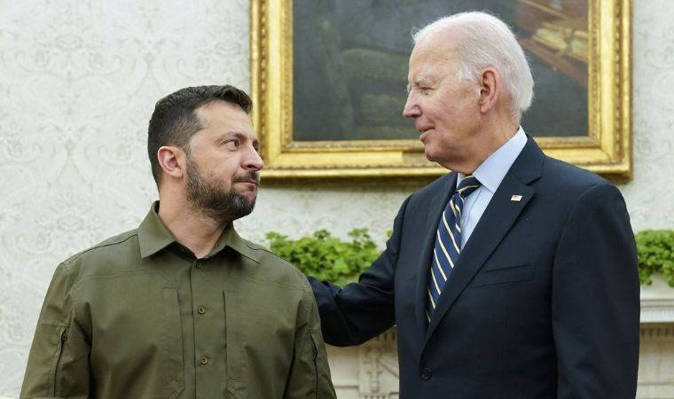 Biden, Ukrayna'ya sağladıkları askeri yardım paketindeki gecikmeden dolayı Zelenskiy'den özür diledi