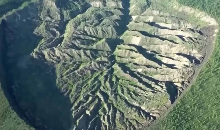 Dünyanın 'Cehennem Kapısı': Uzaydan bile görünüyor