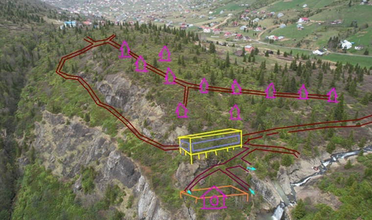 Yaylada göl manzaralı turizm tesisi inşaatına tepki