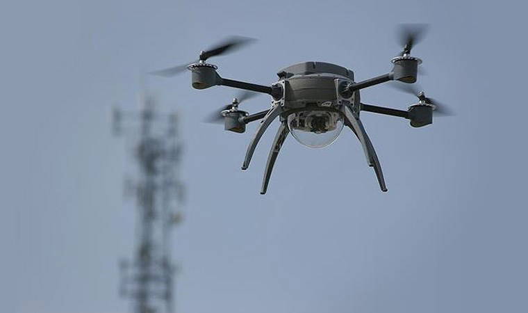 İstanbul'da 600 metredeki drone kuleyi harekete geçirdi