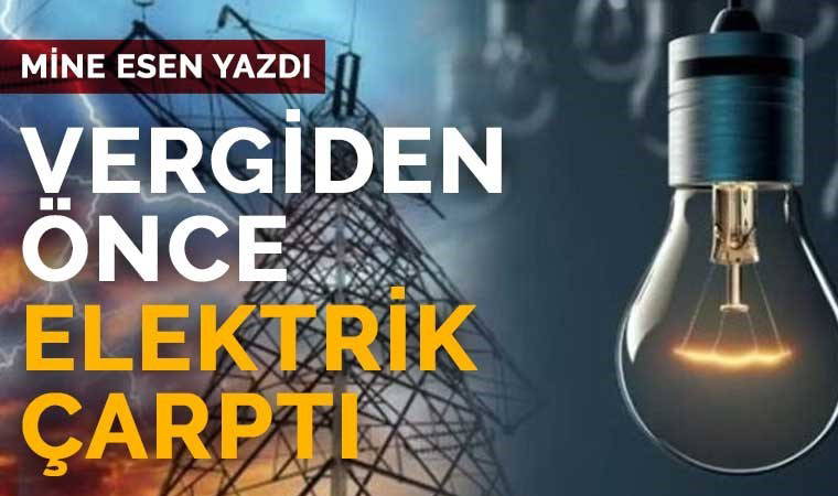 Vergiden önce elektrik çarptı