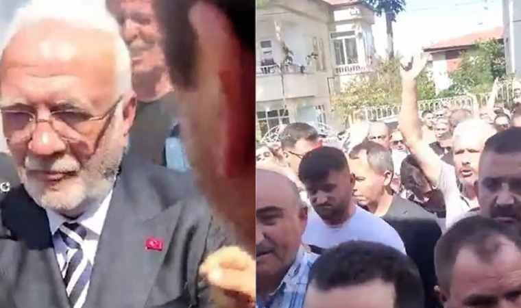 AKP'li Mustafa Elitaş, Kayseri'de protesto edildi: 'Kendimizi yakınca mı bizi duyacaksınız?'