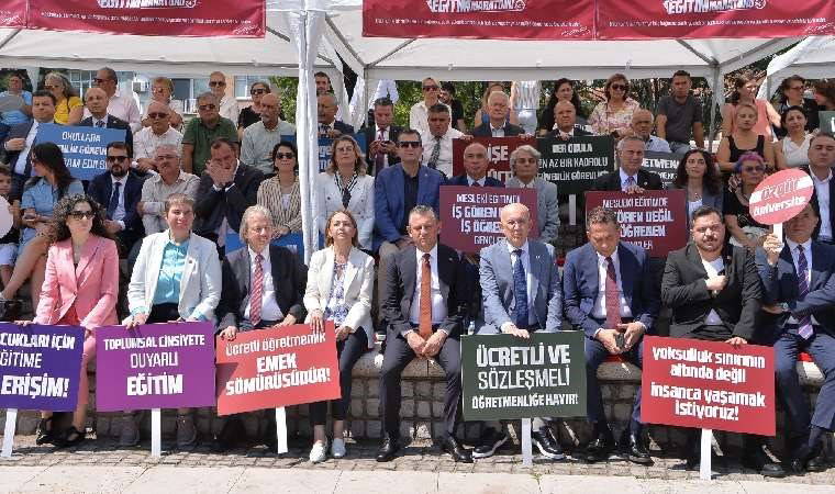 CHP 24 saatlik 'Eğitim Maratonu' başlattı