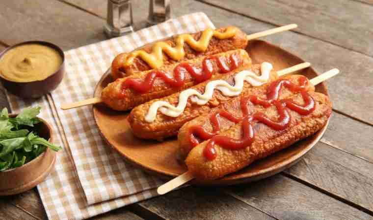 Aynı lezzetlerden sıkılanlara... Akşam yemeğinde pratik bir lezzet: Ev yapımı corndog tarifi!