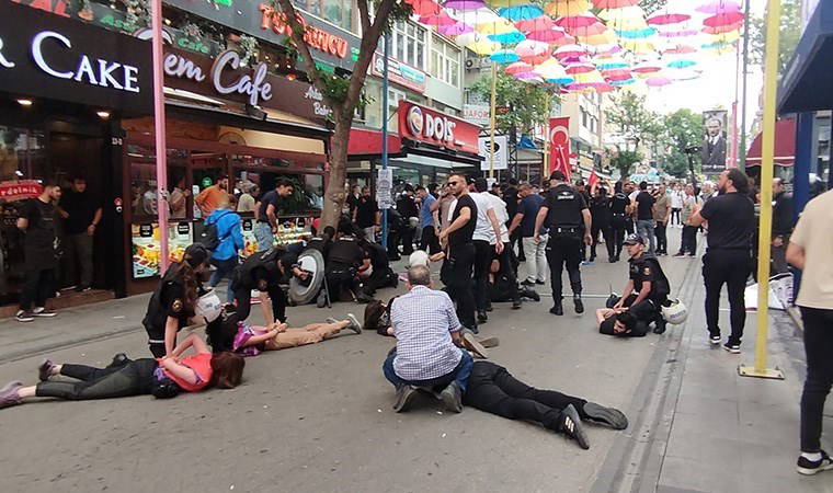 Suruç anmasına polis müdahalesi