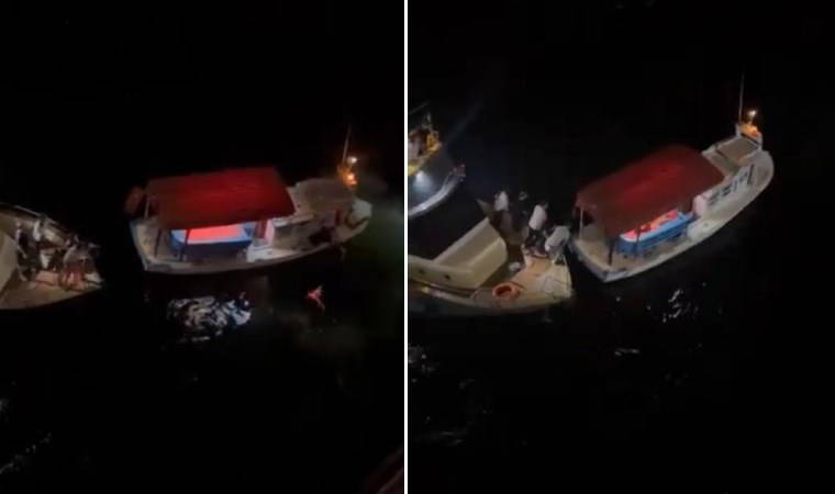 Haliç’te dehşet anları kamerada...