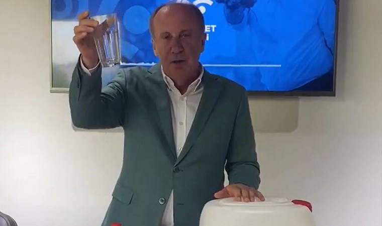 Muharrem İnce bidonlarla kamera karşısına geçti, akaryakıt zamlarını eleştirdi