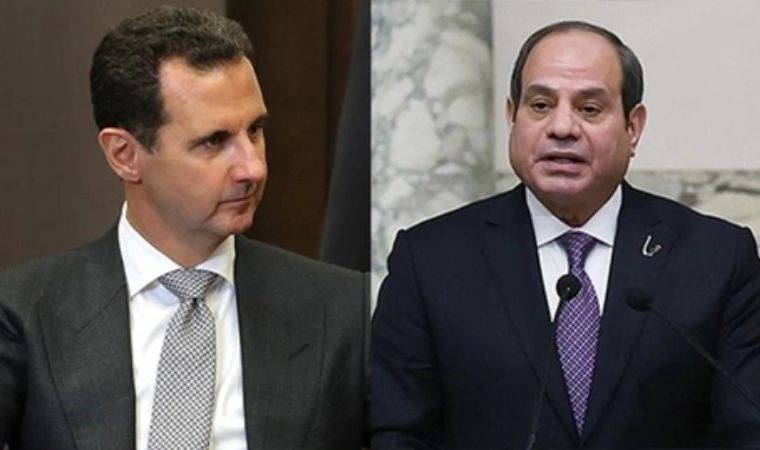 Sisi ve Esad görüştü