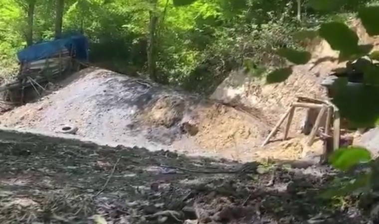 Zonguldak'ta 4 kaçak maden ocağı imha edildi