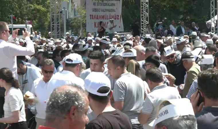 Mali müşavirler, Ankara'da miting düzenledi: Bu şartlar altında muhasebe mesleği büyük tehdit altında