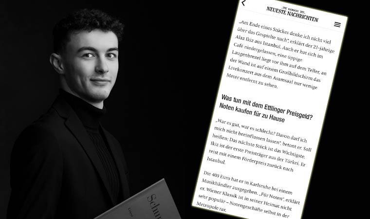 Avrupa’nın prestijli piyano yarışmasında...