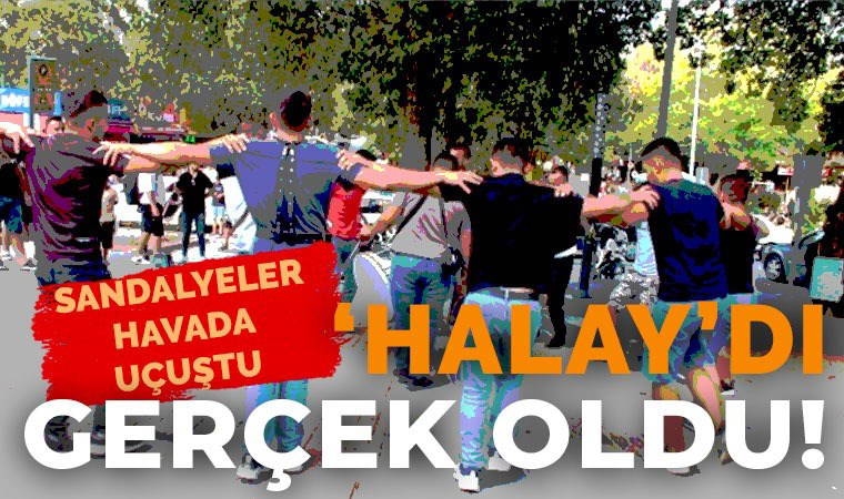 'Halay başı' olma kavgası: Sandalyeler havada uçuştu