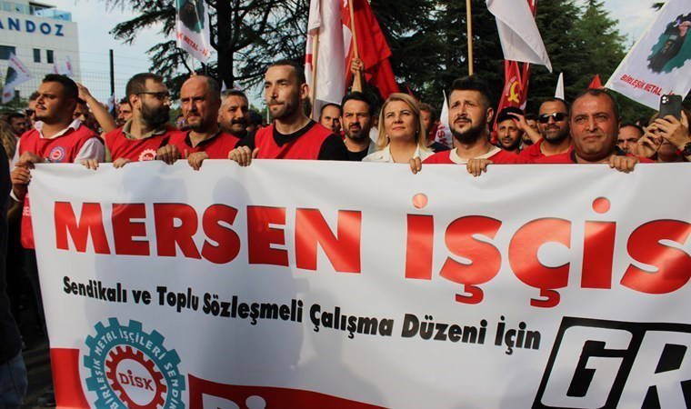 CHP İzmit İlçe Örgütünden Mersen işçilerine destek
