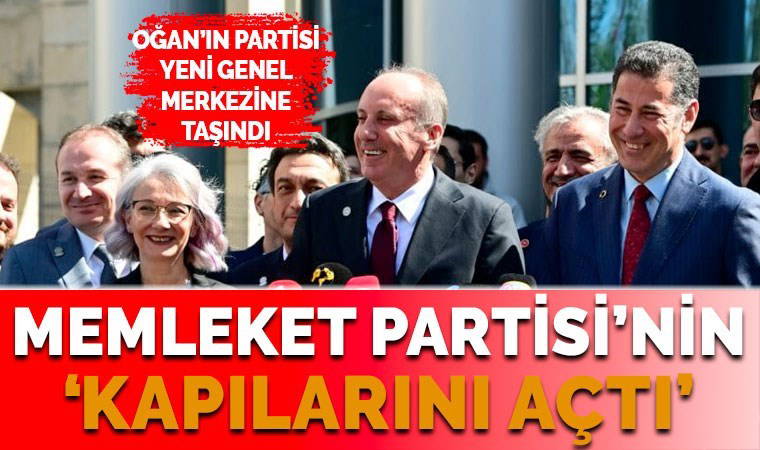 Muharrem İnce’nin koltuğuna Sinan Oğan oturdu: Memleket Partisi’nin eski genel merkez binasına Oğan'ın partisi taşındı