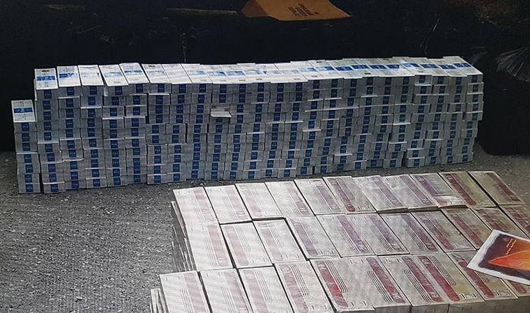 Mardin’de 38 bin 500 paket kaçak sigara ele geçirildi