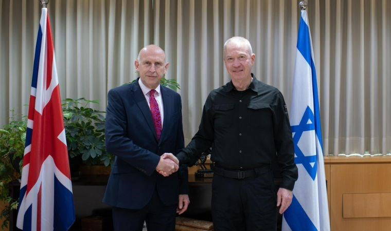 İsrail ve İngiltere genelkurmay başkanları, Tel Aviv'de bir araya geldi