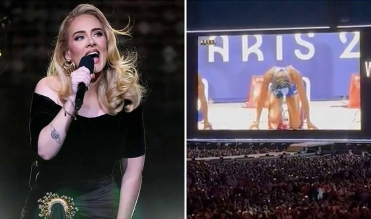 Adele, Paris Olimpiyatları'nı izlemek için konserini durdurdu