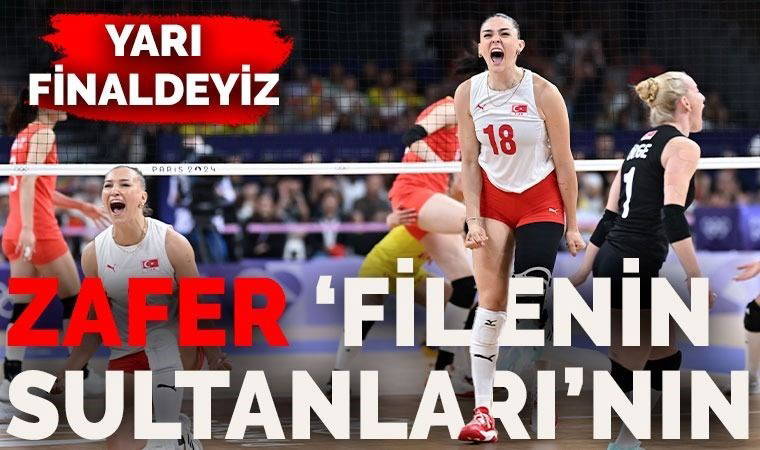 Paris 2024'te nefes kesen karşılaşma: Filenin Sultanları olimpiyatlarda yarı finalde!