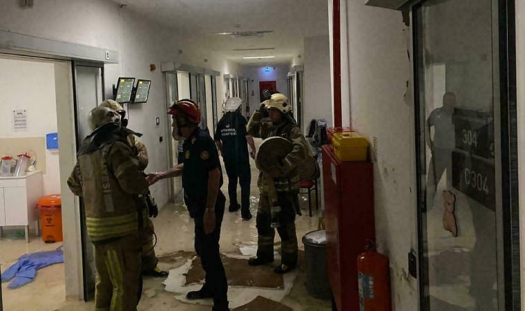 Acil durum hastanesinde kaynar su borusu patlamıştı...