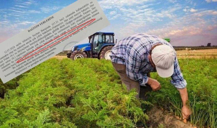 'Ürün ekmeyin' dediler