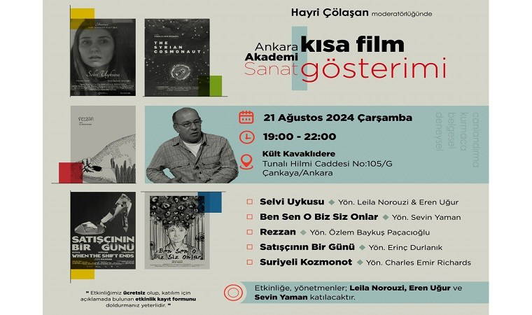 Ankara Akademi Sanat’tan Kısa Film Gösterimi