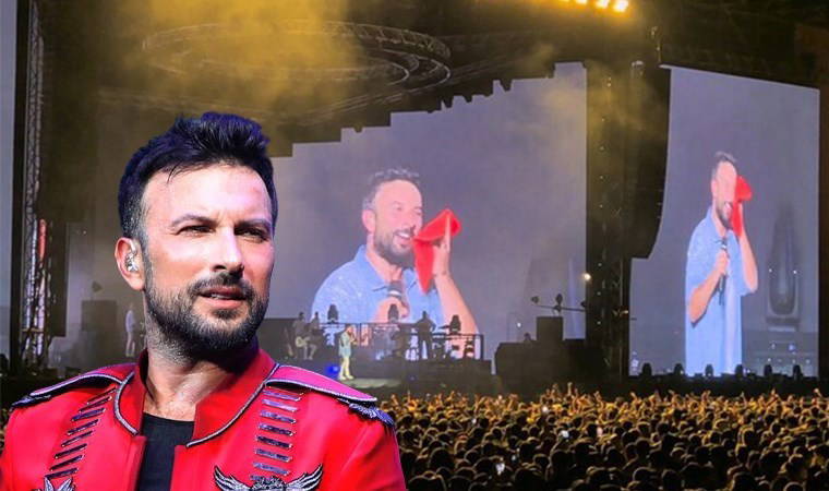 Tarkan, terini sildiği havluyu hayranlarına attı: 'Mis gibi kokuyor'
