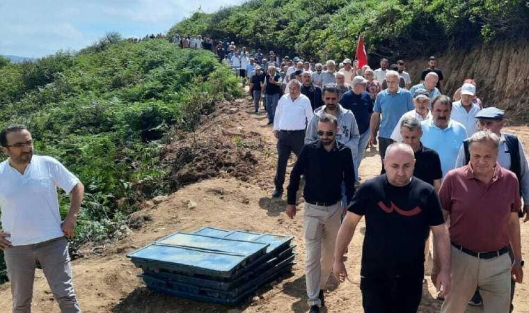Yurttaşlar, Ordu'nun Korgan Yaylası’nda başlatılan sondaj çalışmasına tepki gösterdi, çalışmalar durdu