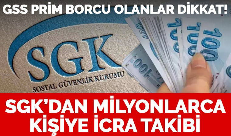 Sosyal Güvenlik Kurumu milyonlarca kişinin sağlık sigortası borcu için icra takibine başladı
