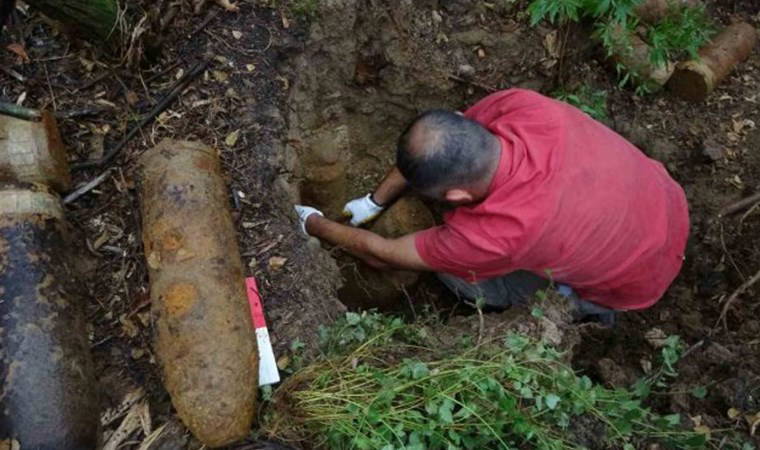 Çanakkale’de 109 yıllık 18 top mermisi bulundu