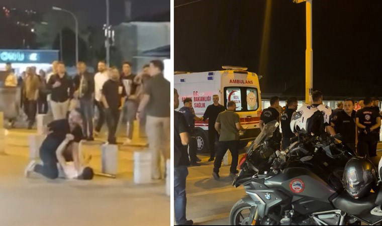 Bursa'da hareketli anlar: 'Yan bakma' tartışması meydan muharebesine döndü!