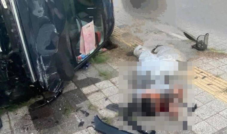 Ot biçerken takla atan otomobilin çarptığı belediye işçisi hayatını kaybetti (18 Eylül 2024)